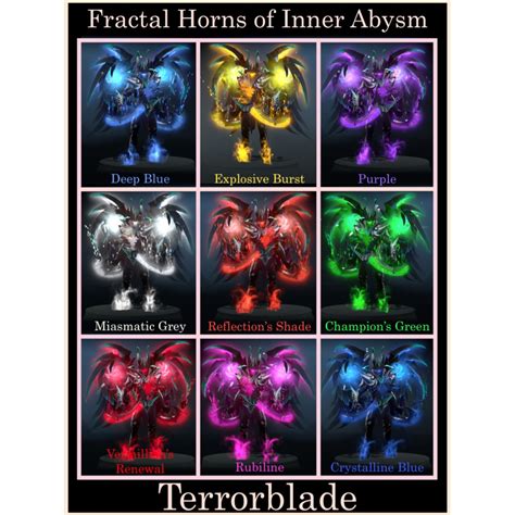 dota 2 terrorblade arcana colors.